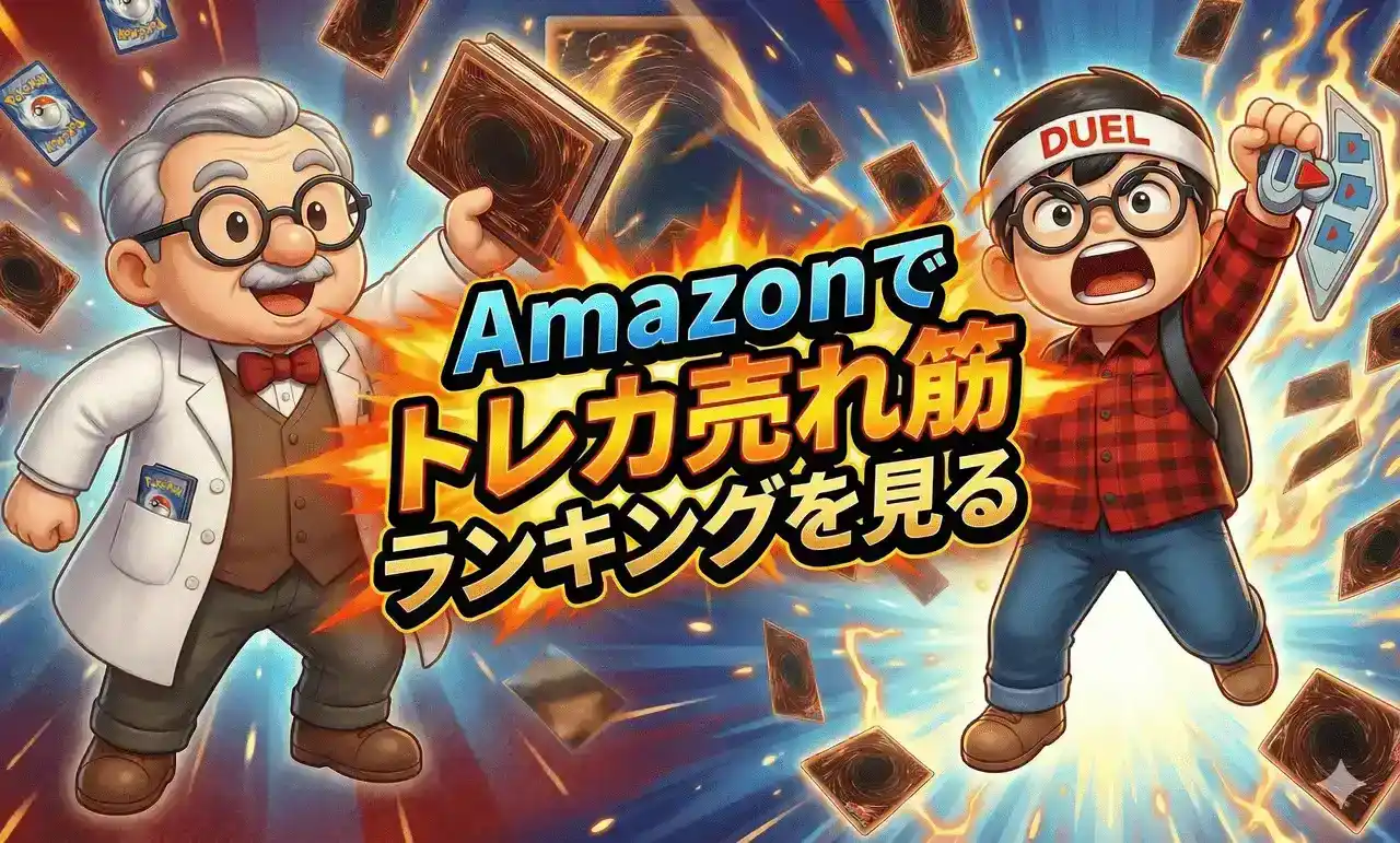 トレカ当たりハズレ速報バナー広告Amazon2横