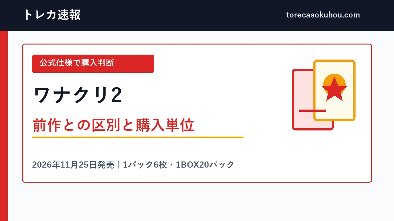ワナクリ2の購入仕様
